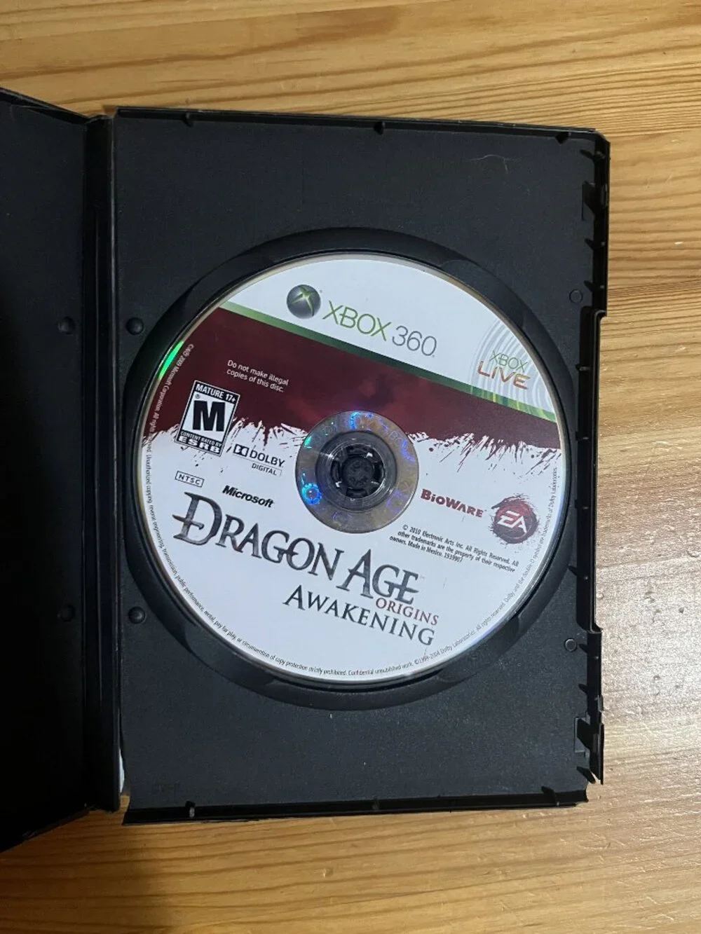 Dragon Age Origins: Awakening- Xbox 360 Replacement Case Used Good Condition $15